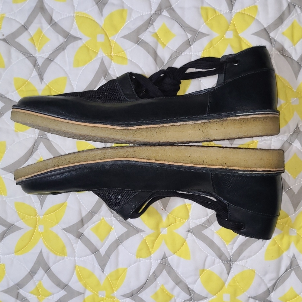 Rachel Comey Frisco Lace Up Slip On Leather Shoes Size 10 - Picture 4 of 9